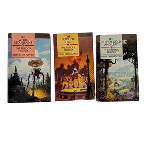 The Tripods Trilogy: White Mountains Pool of Fire City of Gold and Lead Set